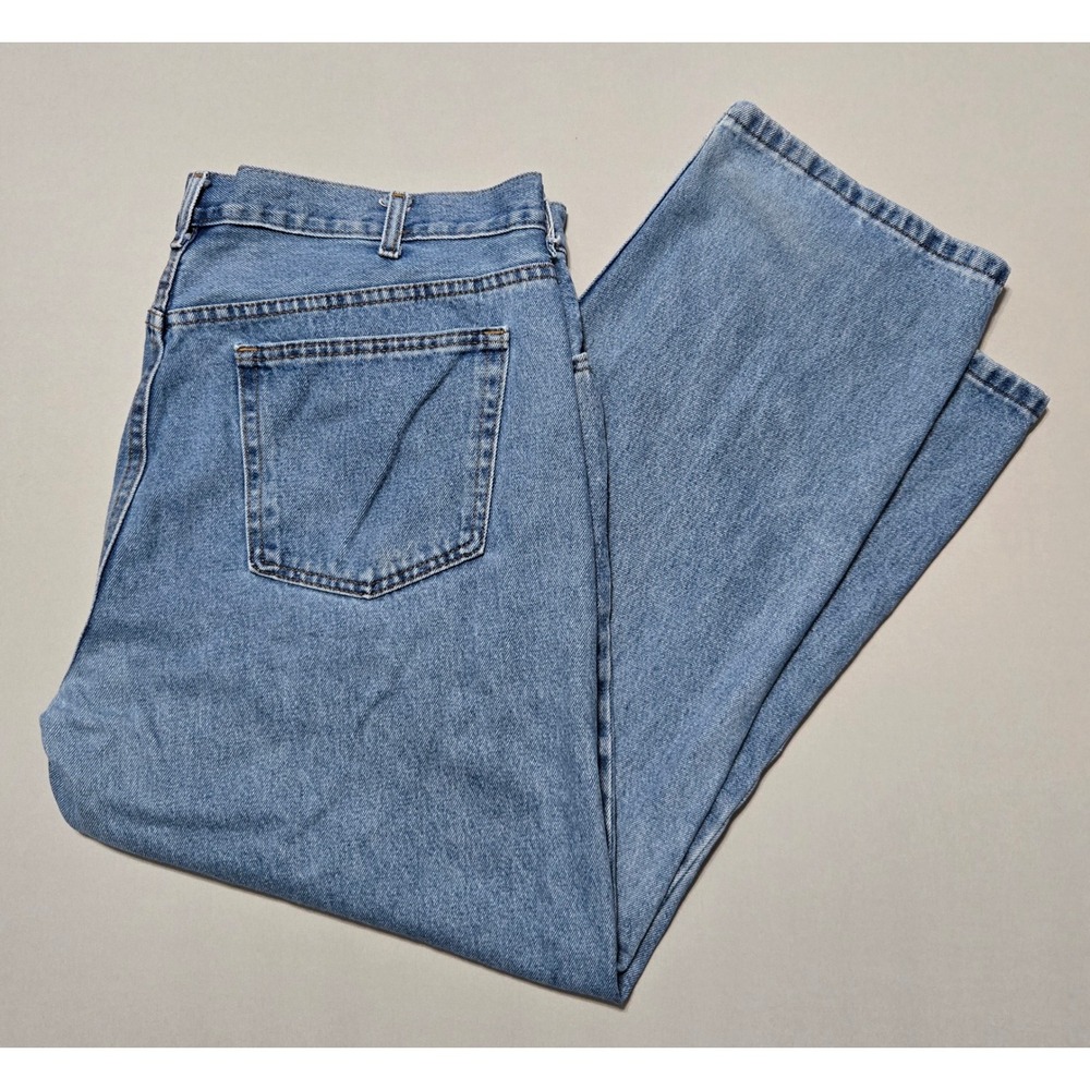 George Regular Fit Jeans Mens 42x30 Straight Leg Denim 5-Pocket 100% Cotton